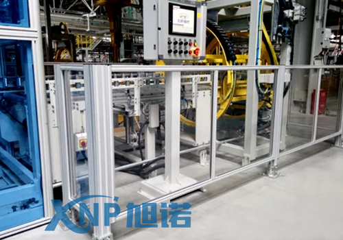 工业粉色网站免费看围栏在工厂车间的妙用