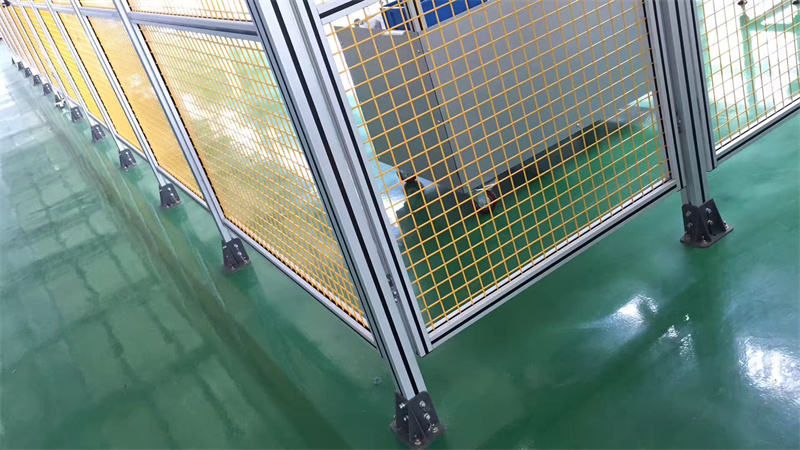 工业粉色网站免费看围栏机器人工作站